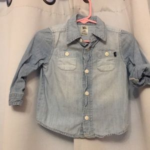 Super stylish chambray top